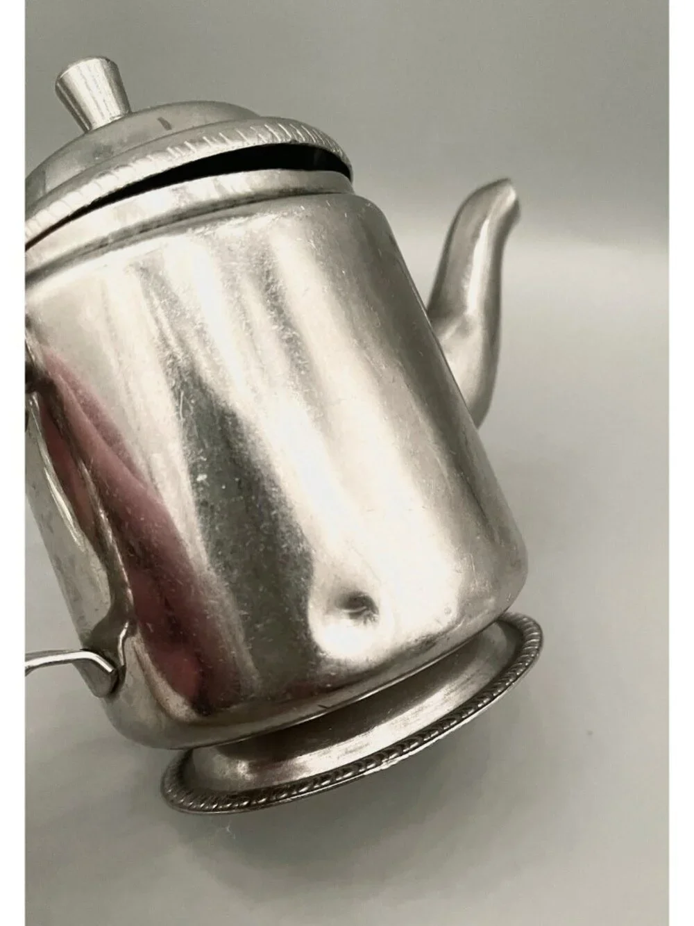 Vintage Vollrath Stainless Steel Gooseneck Creamer Server 46312 “S” Japan 18-8